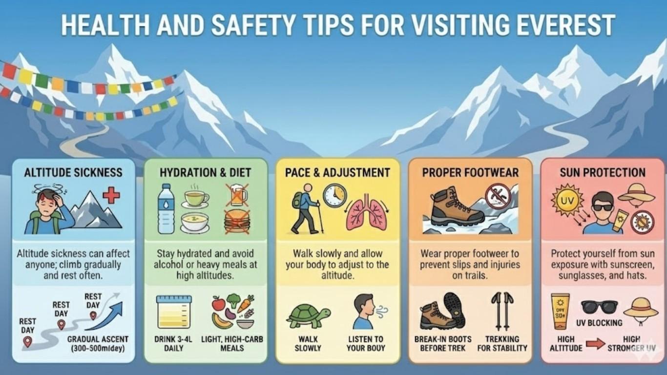 Health and Safety Tips for Visiting Everest