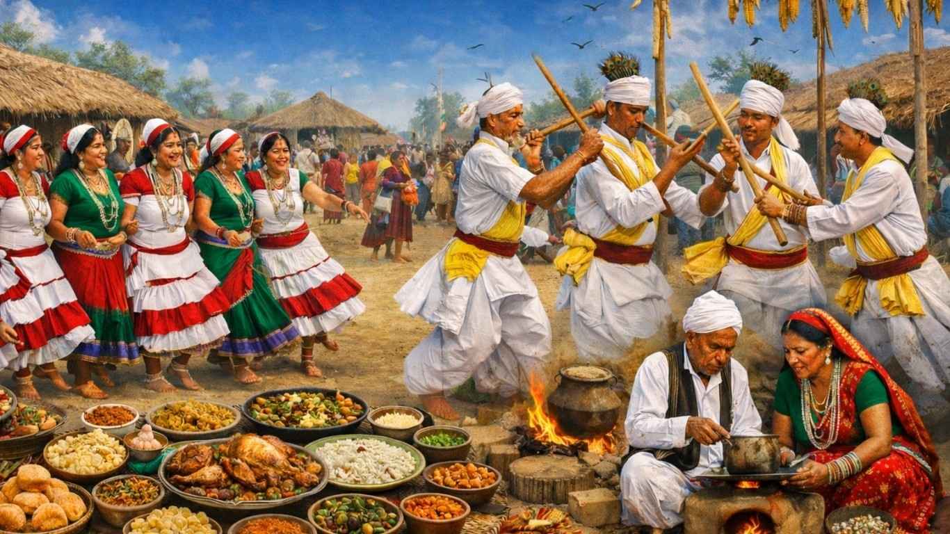 Maghi Festival of the Tharu Community in Nepal