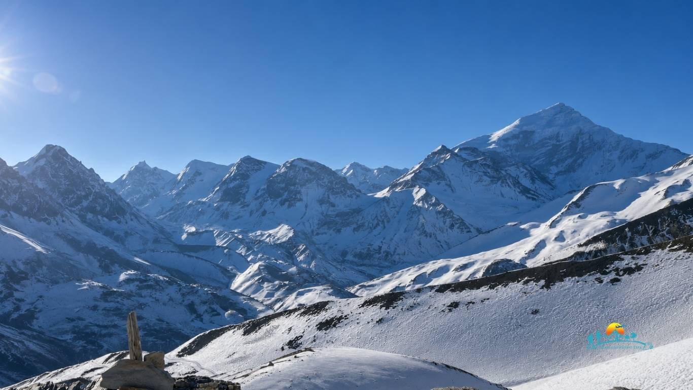 Scenery on the Annapurna Circuit Trek