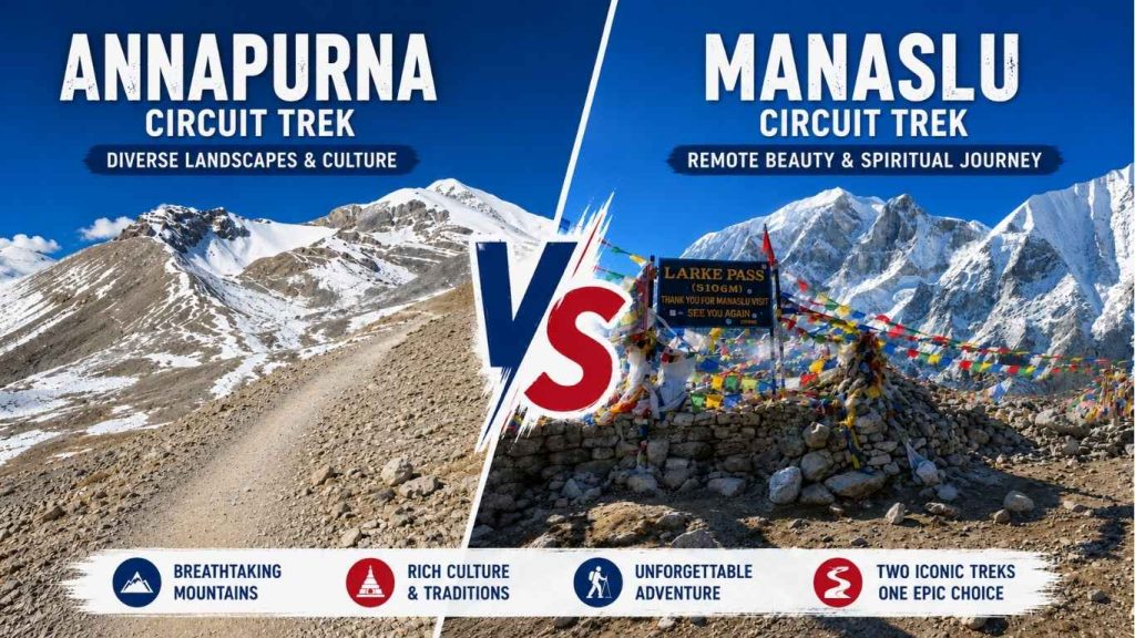 Annapurna Circuit Trek vs Manaslu Circuit Trek