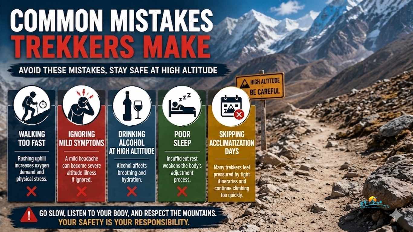 Common Mistakes Trekkers Make