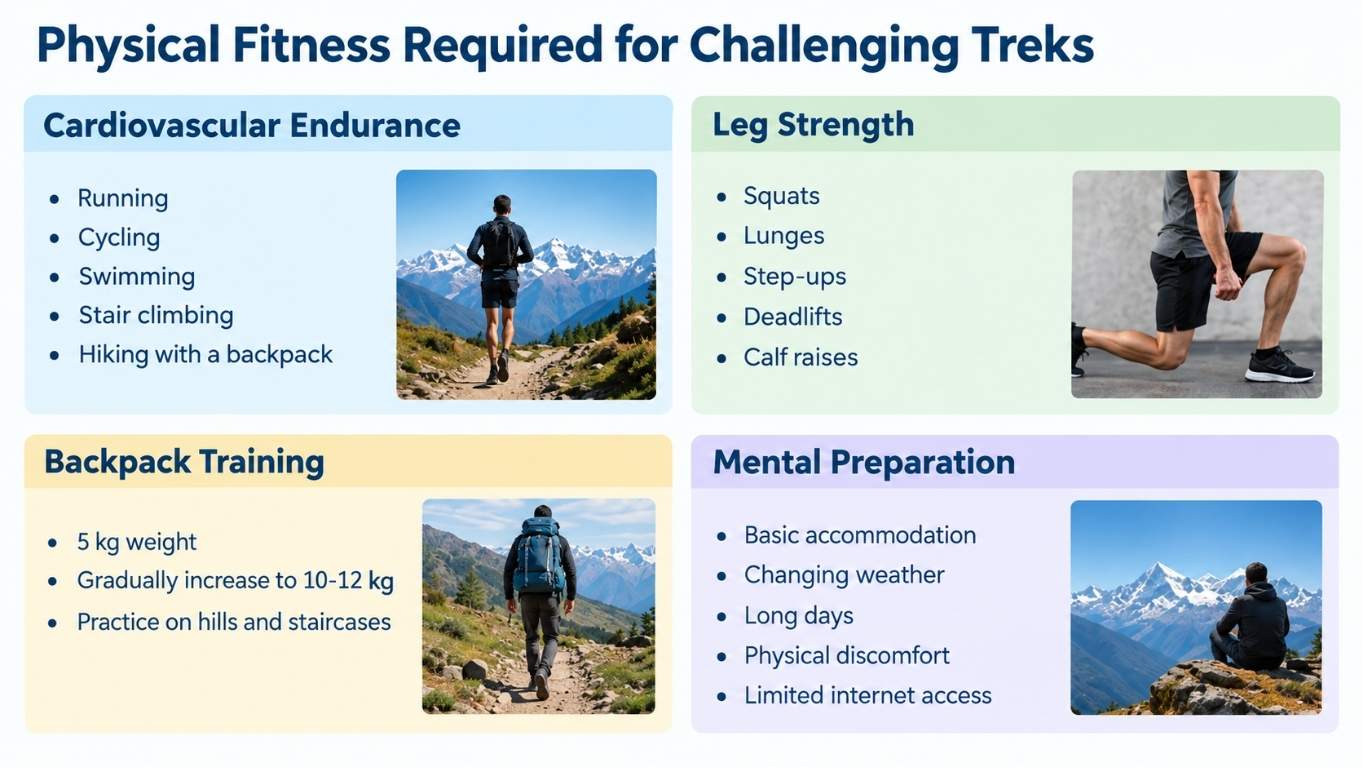 Physical Fitness Required for Challenging Treks