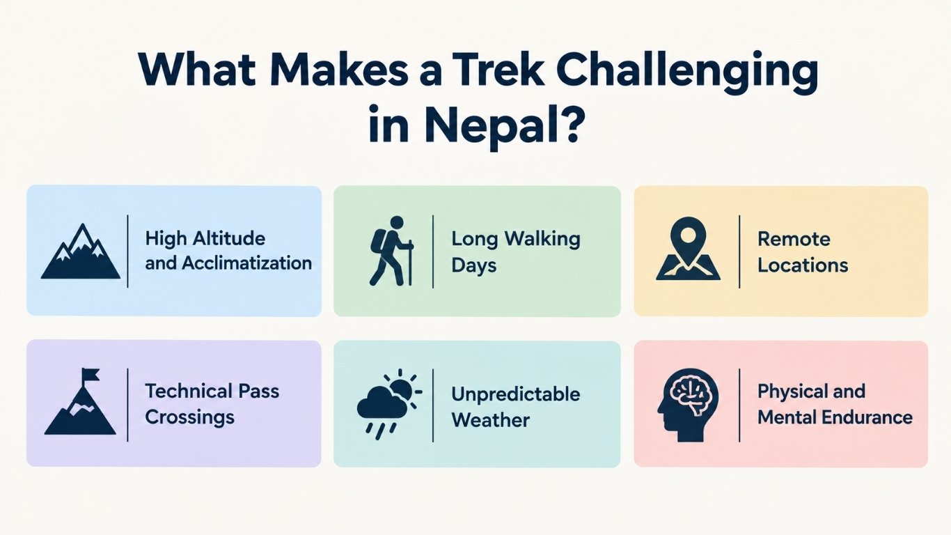 What Makes a Trek Challenging in Nepal?