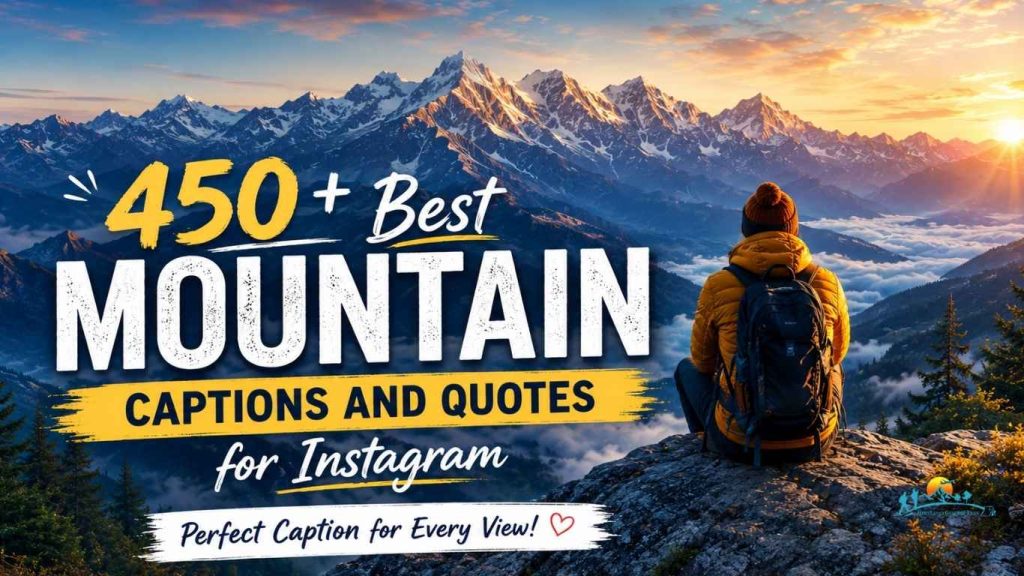 Mountain Captions and Quotes for Instagram