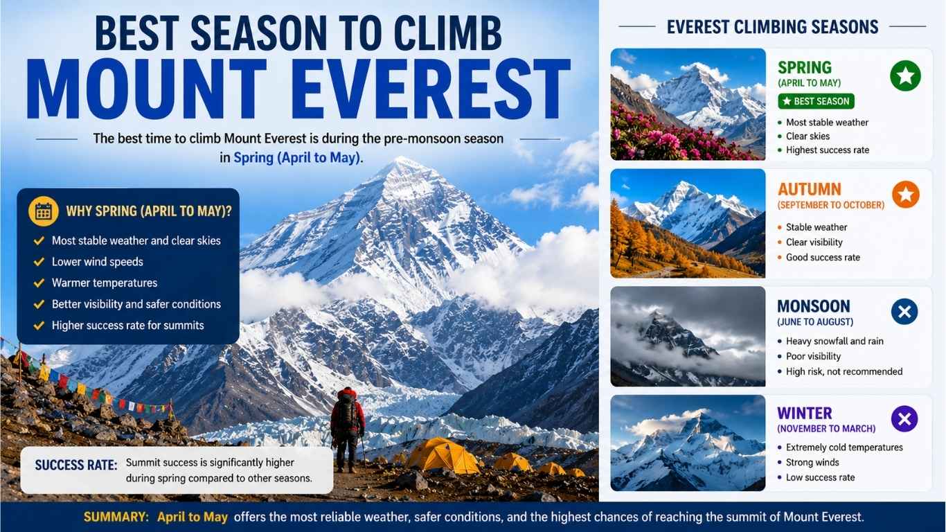 Best Season to Climb Mount Everest