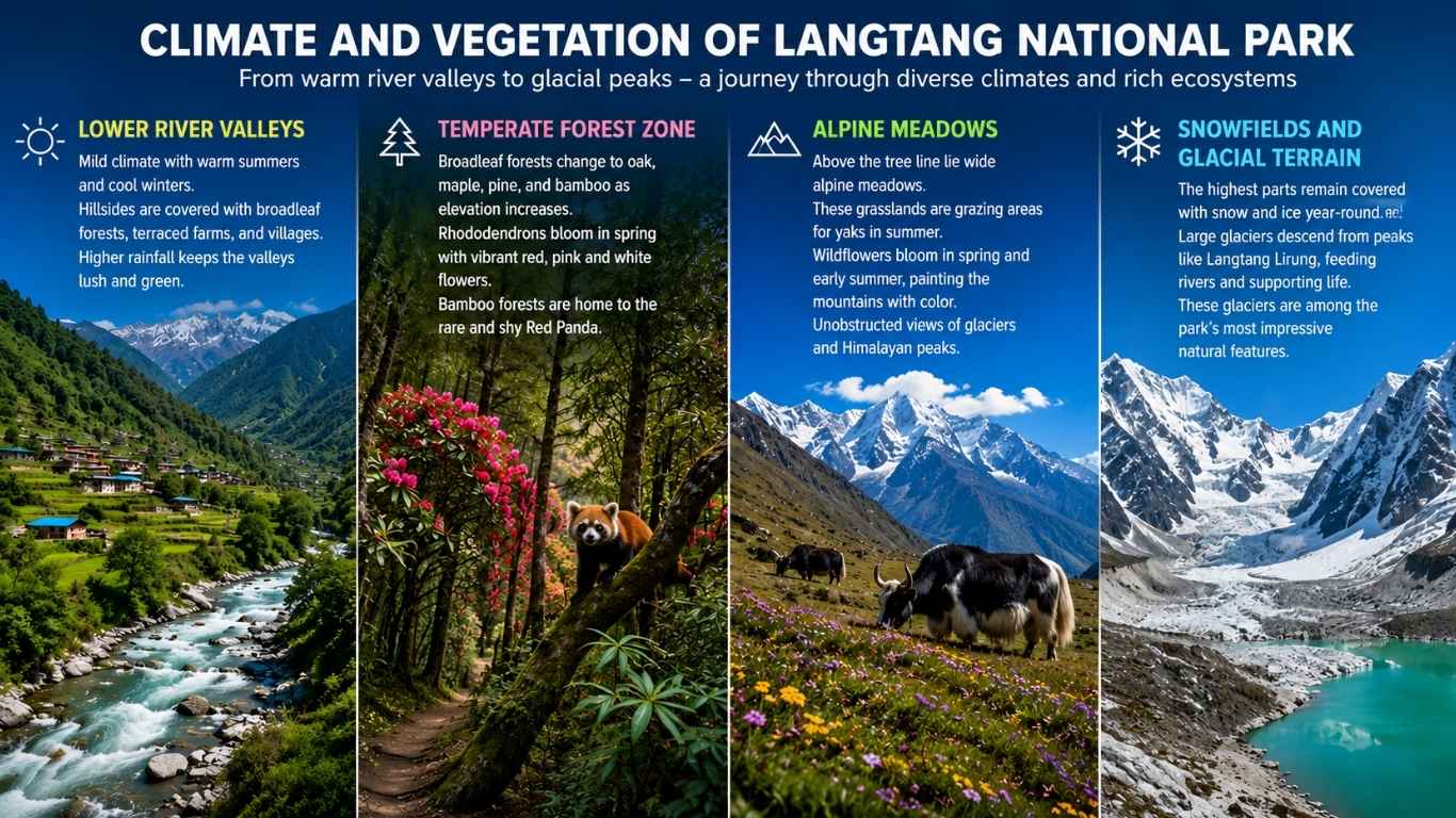 Climate and Vegetation of Langtang National Park