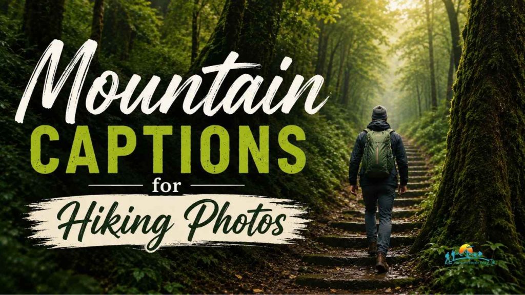 Mountain Captions for Hiking Photos