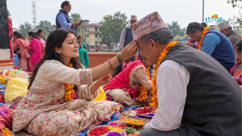 Bhai Tika at Rani Pokhari